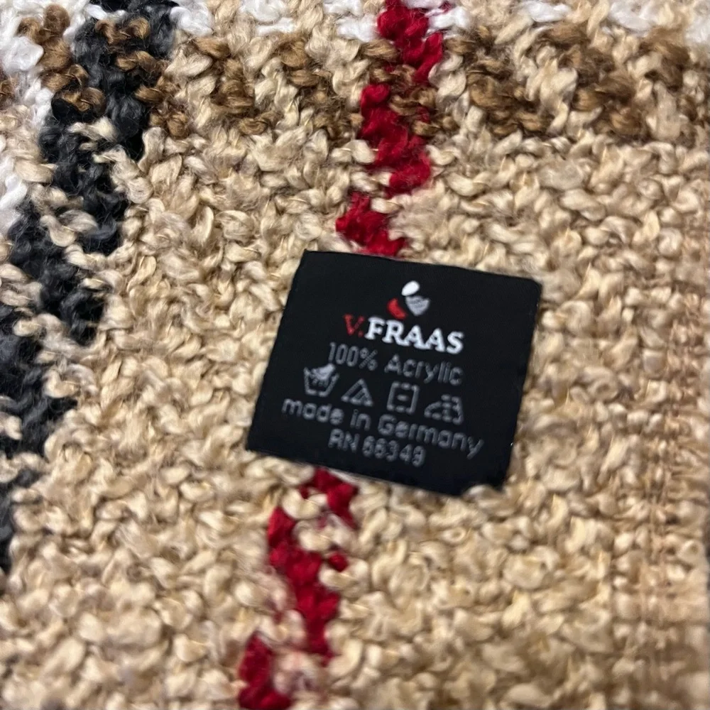 V. Fraas Plaid Scarf